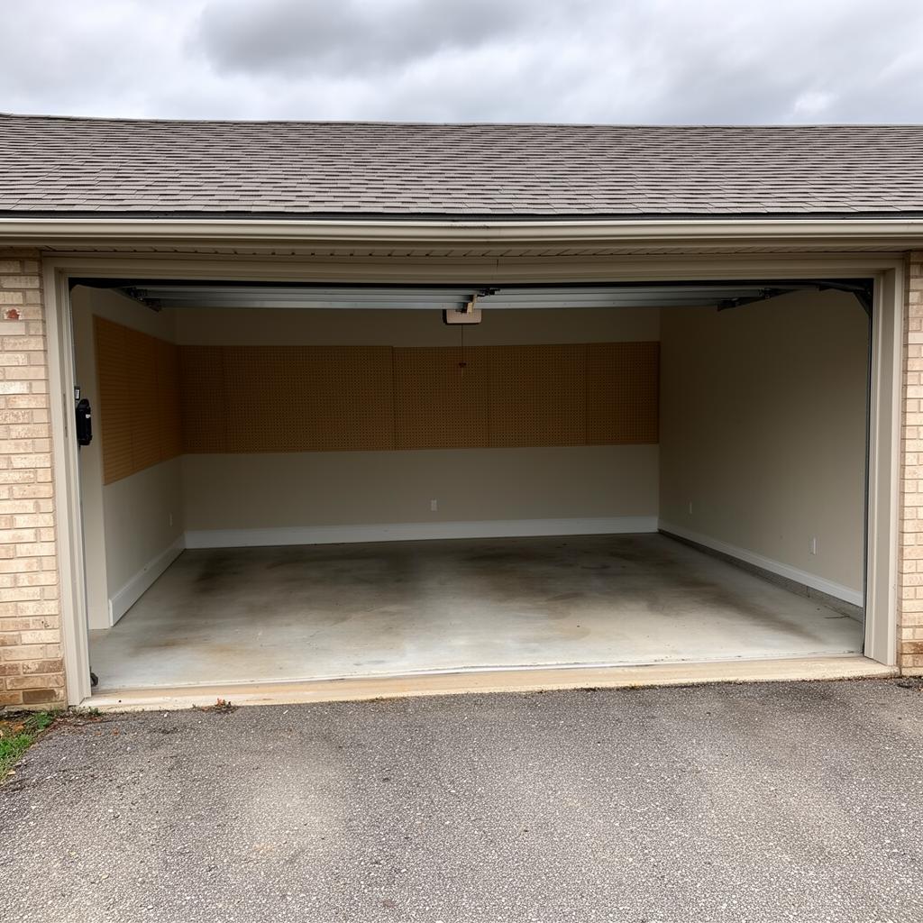 Clean, empty garage after Swimming in Junk Removal cleared it out